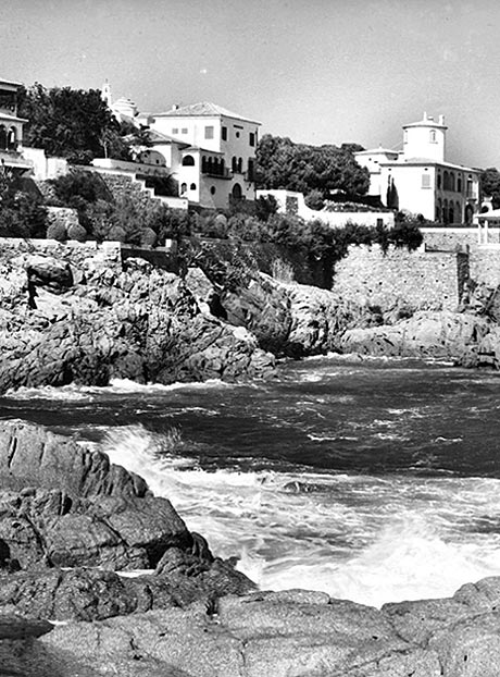 Playas y villas de lujo en S'Agaró Fotografía blanco y negro